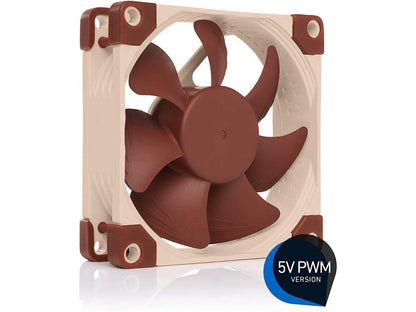 Noctua Nf-A8 5V Pwm, Premium Quiet Fan With Usb Power Adaptor Cable, 4-Pin, 5V Version (80Mm, Brown)