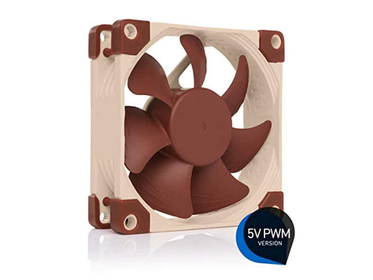 Noctua Nf-A8 5V Pwm, Premium Quiet Fan With Usb Power Adaptor Cable, 4-Pin, 5V Version (80Mm, Brown)