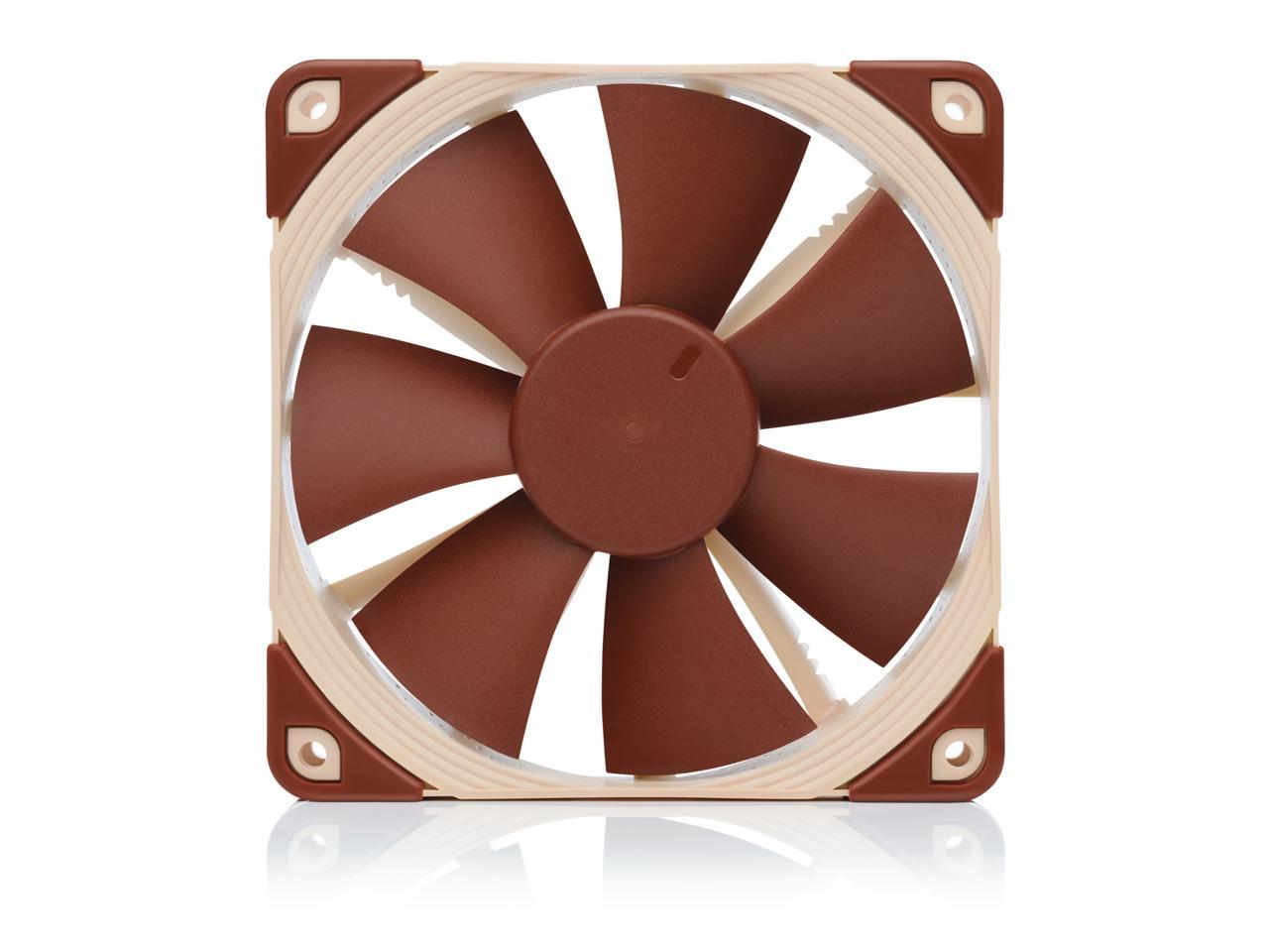 Noctua Nf-F12 5V Pwm, Premium Quiet Fan With Usb Power Adaptor Cable, 4-Pin, 5V Version (120Mm, Brown)