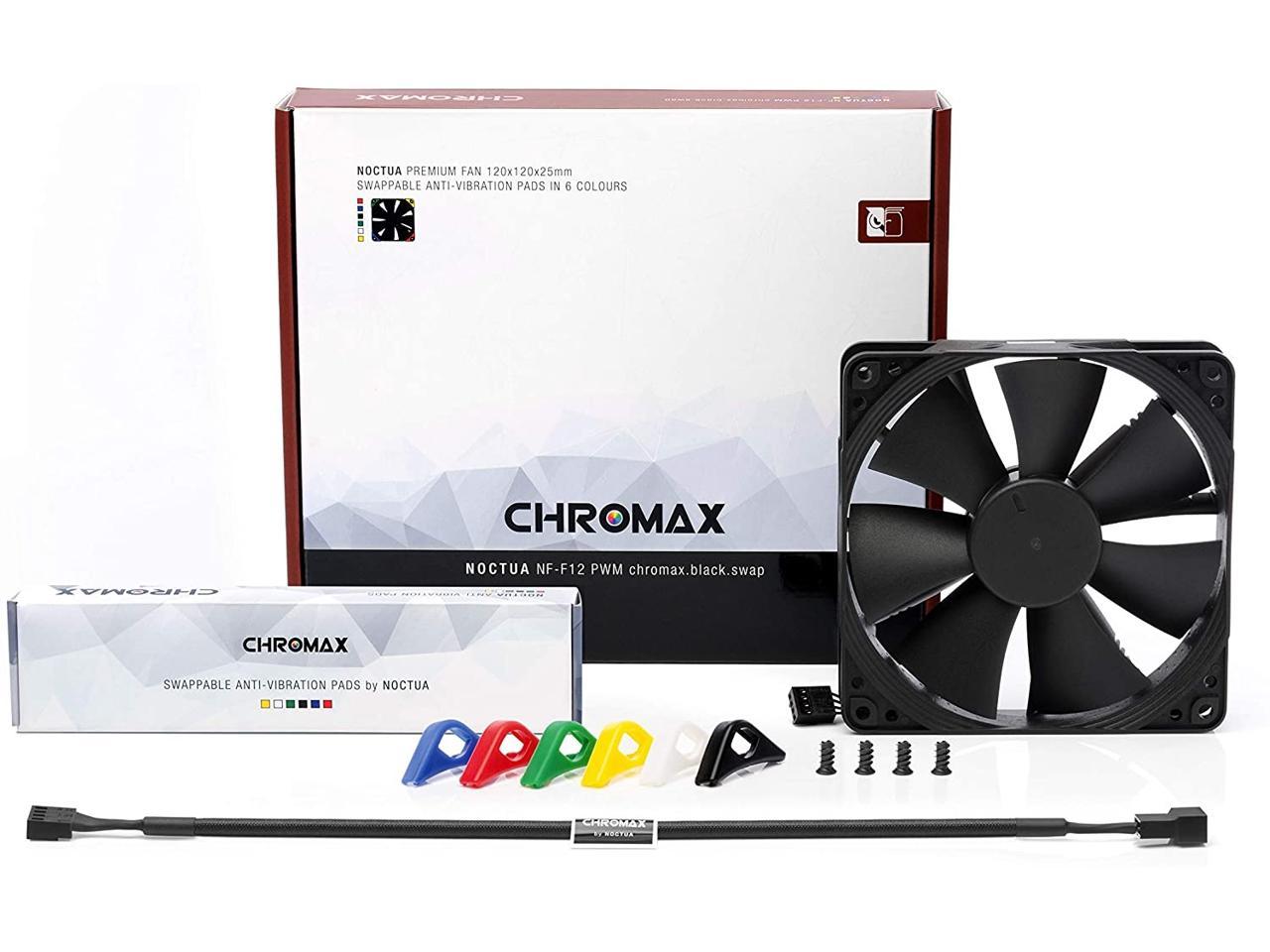 NF-F12 PWM chromax.black.swap 12V 1500RPM 120mm Fan