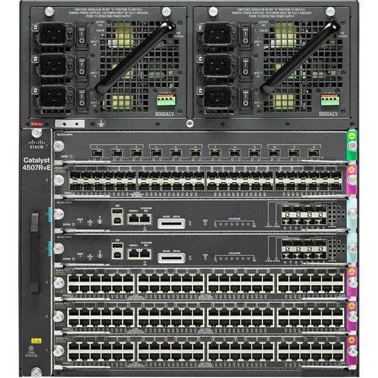 One Catalyst4500E 7Slot Chassis,48Gbps/Slot Fan No P