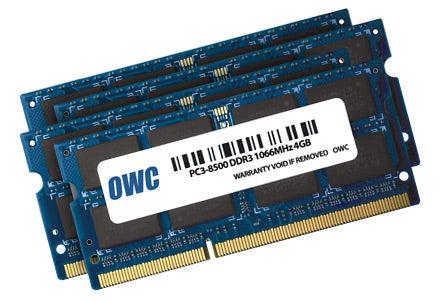 Owc 4X 4Gb, Pc8500, Ddr3, 1066Mhz Memory Module 16 Gb 4 X 4 Gb