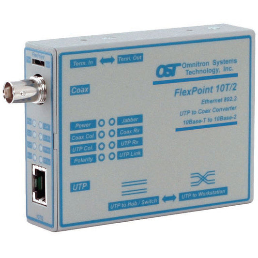 Omnitron Systems Flexpoint 4320-2 Ethernet Transceiver