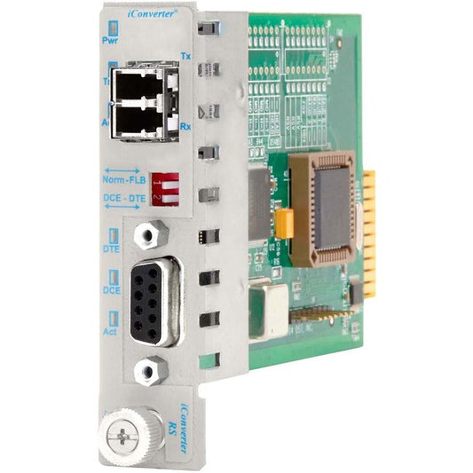 Omnitron Systems Iconverter Rs232 Managed Serial Rs-232 To Fiber Media Converter