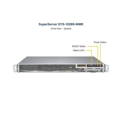 Openbox!!! Supermicro Superserver Sys-1028R-Wmr Open Box Dual Lga2011 400W 1U Rackmount Server Barebone System