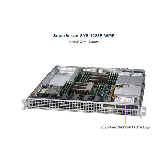 Openbox!!! Supermicro Superserver Sys-1028R-Wmr Open Box Dual Lga2011 400W 1U Rackmount Server Barebone System