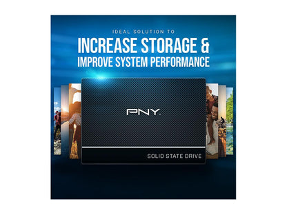 Pny Cs900 120Gb 2.5" Sata Iii Internal Solid State Drive (Ssd) - Ssd7Cs900-120-Rb
