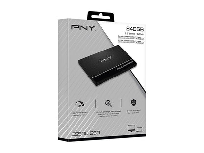 Pny Cs900 240Gb 2.5" Sata Iii Internal Solid State Drive (Ssd) - Ssd7Cs900-240-Rb