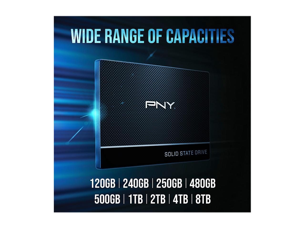 Pny Cs900 480Gb 2.5" Sata Iii Internal Solid State Drive (Ssd) - Ssd7Cs900-480-Rb