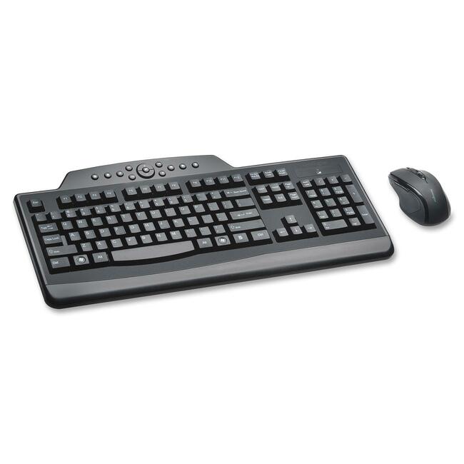 Pro Fit Media Wireless Desktop,Keyboard And Mouse Set