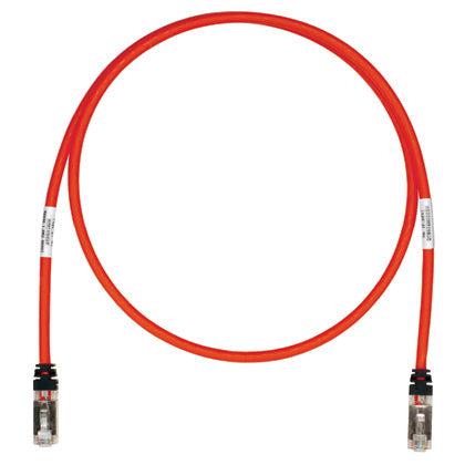 Panduit 18Ft Cat6A S/Ftp Networking Cable Red 5.49 M S/Ftp (S-Stp)
