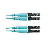 Panduit 1M, 2Xlc Fibre Optic Cable Lc Cmr Om4 Turquoise