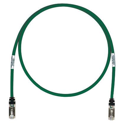 Panduit 22Ft Cat6A S/Ftp Networking Cable Green 6.71 M S/Ftp (S-Stp)