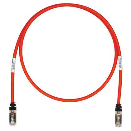 Panduit 22Ft Cat6A S/Ftp Networking Cable Red 6.71 M S/Ftp (S-Stp)