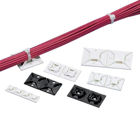 Panduit Abm112-S6-D Cable Tie Mount White Nylon 500 Pc(S)