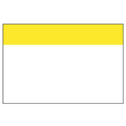 Panduit C400X600Az1 Printer Label White, Yellow Self-Adhesive Printer Label