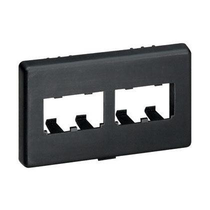 Panduit Cffphm4Wh Wall Plate/Switch Cover Black