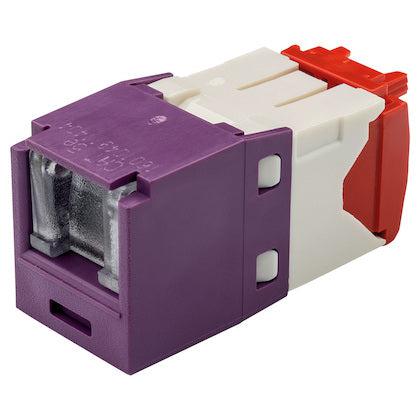 Panduit Cjh5E88Tgvl Wire Connector Rj-45 Violet