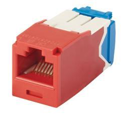 Panduit Cjk6X88Tgrd Wire Connector Rj-45 Red