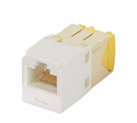 Panduit Cjt5E88Tgwh Wire Connector Rj-45 White, Yellow