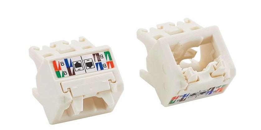 Panduit Cjudcapiw-X Wire Connector Rj-45 White