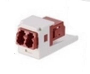 Panduit Cmdbrdlczbu Fibre Optic Adapter Lc 1 Pc(S) Red, White
