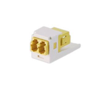 Panduit Cmddyllczaw Fibre Optic Adapter Lc 1 Pc(S) White, Yellow