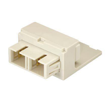 Panduit Cmdeiscwh Fibre Optic Adapter Sc 1 Pc(S) Ivory, White