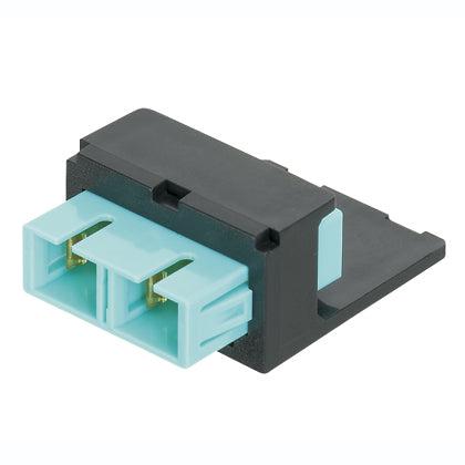 Panduit Cmsaqsczbl Fibre Optic Adapter Sc 1 Pc(S) Turquoise