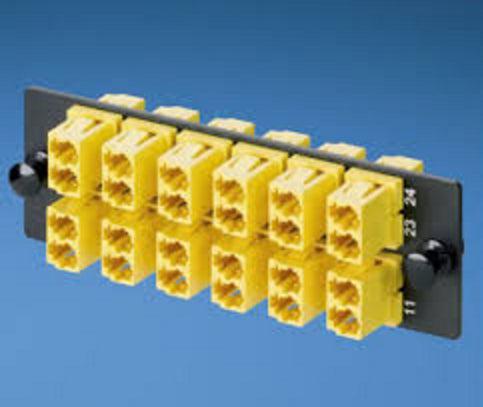 Panduit Fap12Wdyldlcz Fibre Optic Adapter Lc 1 Pc(S) Black, Yellow