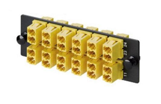 Panduit Fap8Wdyldlcz Fibre Optic Adapter Lc 1 Pc(S) Black, Yellow