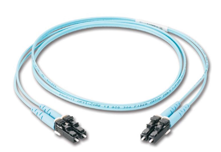 Panduit Fx2Ellnsnsnm046 Fibre Optic Cable 46 M Lc Sc Om3 Aqua Colour