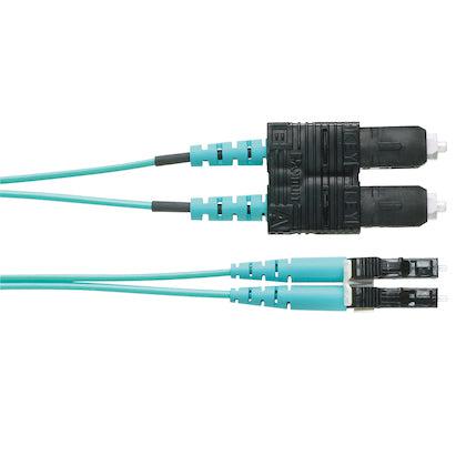 Panduit Fx2Erlnsnsnm008 Fibre Optic Cable 8 M Lc Sc Ofnr Om3 Aqua Colour