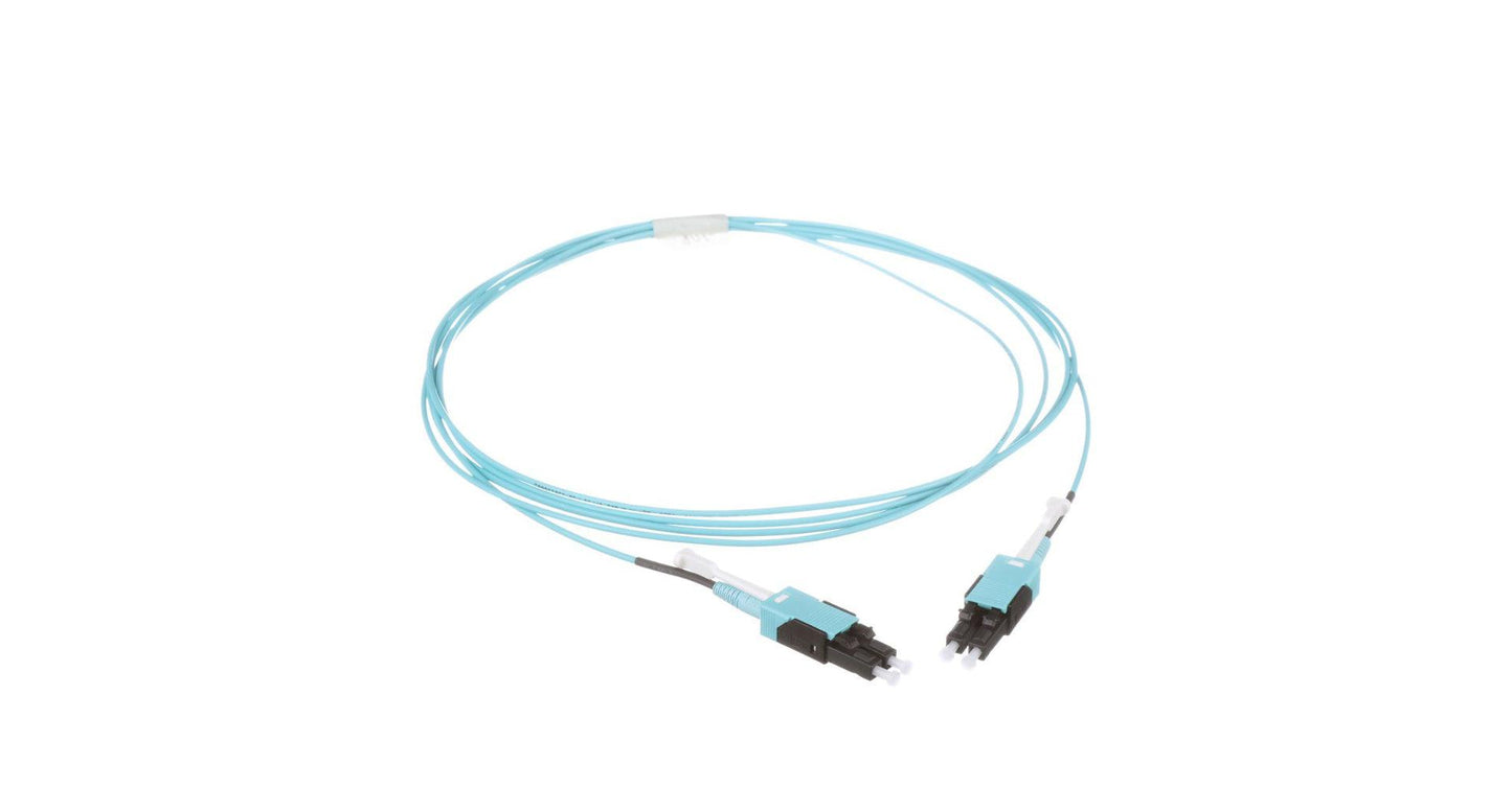 Panduit Fx2Rlununnnm001 Fibre Optic Cable 1 M Lc Om3 Aqua Colour