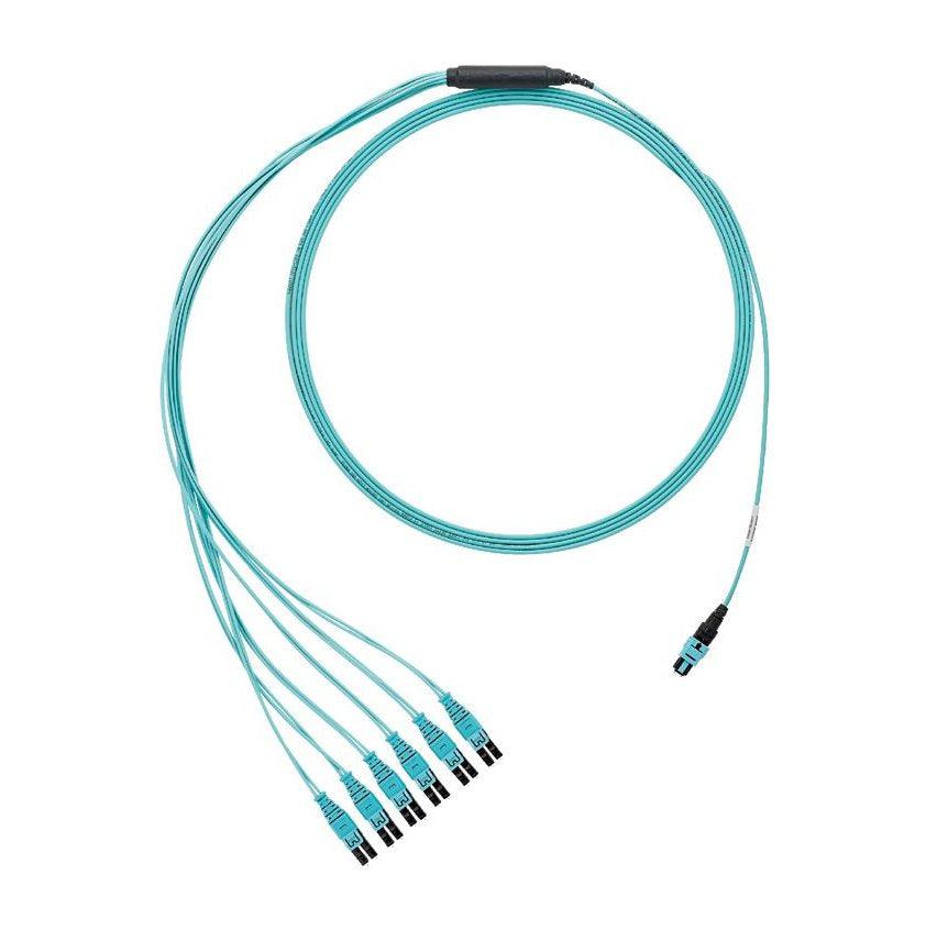 Panduit Fx8Rl7Nqsvnm005 Fibre Optic Cable 5 M Panmpo 8X Lc Om3 Aqua Colour
