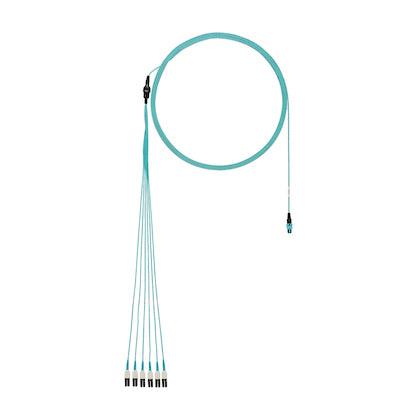 Panduit Fx8Rp7Nusqnf003 Fibre Optic Cable 0.91 M Panmpo Lc Cmp Om3 Aqua Colour