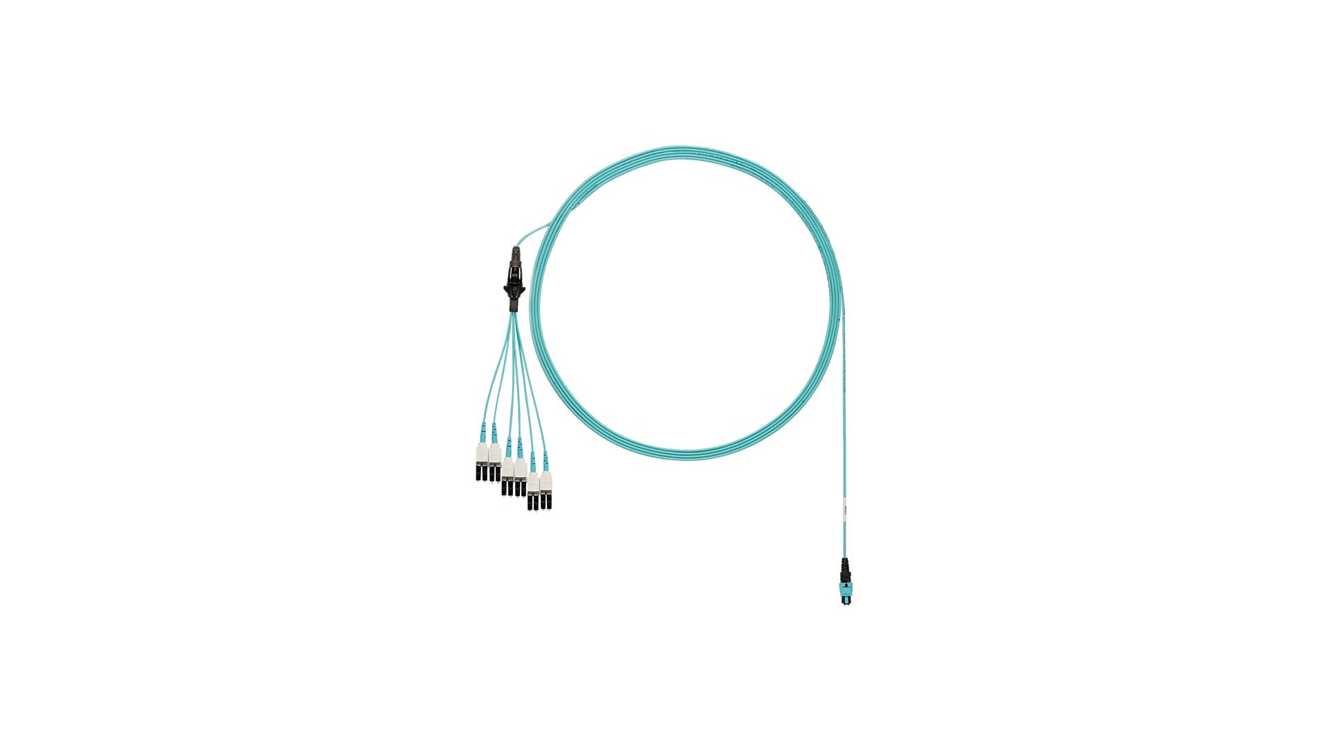 Panduit Fxtrl8Nujsnm019 Fibre Optic Cable 19 M Panmpo Lc Om3 Aqua Colour