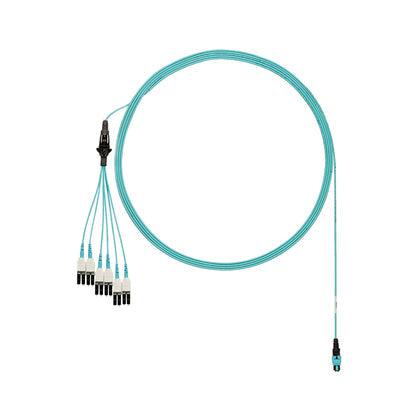 Panduit Fxtrp8Nuhsnf014 Fibre Optic Cable 4.3 M Mpo/Mtp Lc Om3 Cyan