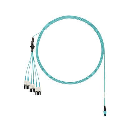 Panduit Fxtrp8Nuhsnf023 Fibre Optic Cable 7.01 M Panmpo Lc Ofnp Om3 Aqua Colour