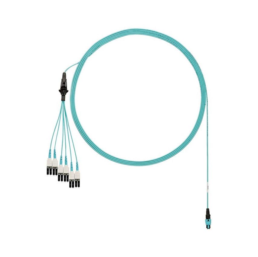 Panduit Fxtrp8Nuhsnf036 Fibre Optic Cable 11 M Panmpo Lc Ofnp Om3 Aqua Colour