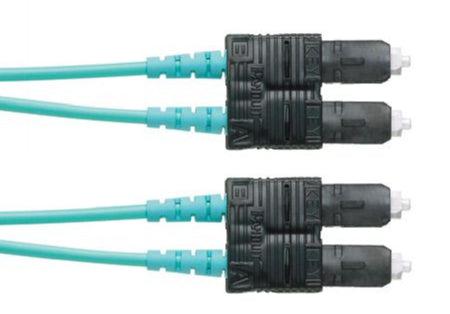 Panduit Fz23Rsnsnsnm028 Fibre Optic Cable 28 M Sc Ofnr Om4 Aqua Colour