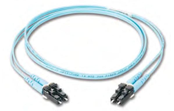 Panduit Fz2Ellnsnsnm004 Fibre Optic Cable 4 M Lc Sc Om4 Aqua Colour