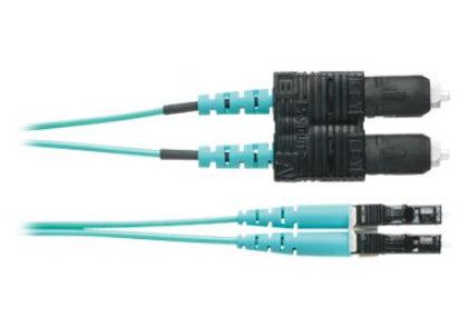 Panduit Fz2Erlnsnsnm004 Fibre Optic Cable 4 M 2X Sc 2X Lc Om4 Aqua Colour