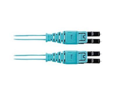 Panduit Fz2Erq1Q1Snm0.5 Fibre Optic Cable 0.5 M 2X Lc Om4 Aqua Colour