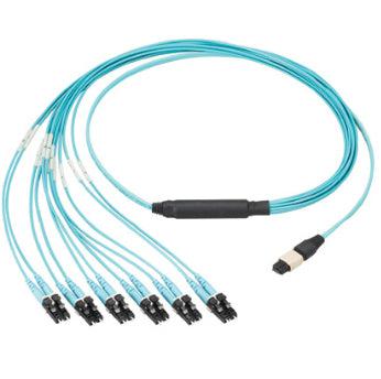 Panduit Fz8Rl7Nqsvnm001 Fibre Optic Cable 2 M Panmpo 8X Lc Om4 Aqua Colour