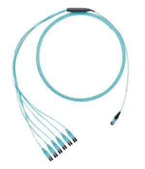 Panduit Fz8Rp8Nqsvnf003 Fibre Optic Cable 0.914 M Panmpo 4X Lc Om4 Aqua Colour