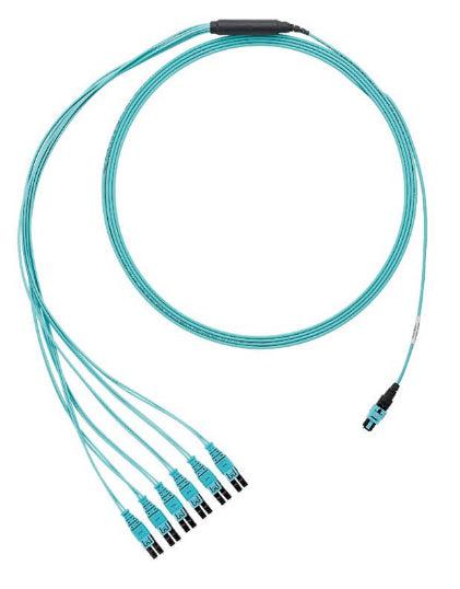 Panduit Fztrl8Nqsonm009 Fibre Optic Cable 9 M Panmpo 12X Lc Om4 Aqua Colour