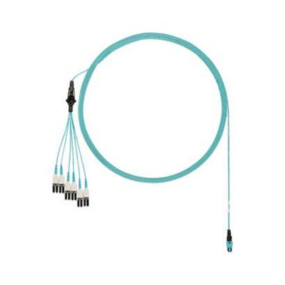 Panduit Fztrl8Nujsnm002 Fibre Optic Cable 2 M Panmpo Lc Om4 Aqua Colour