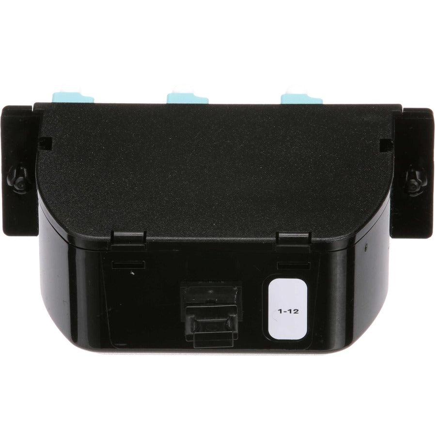 Panduit Fc2Xn-12-10U Fibre Optic Adapter Lc/Mpo 1 Pc(S) Aqua Colour, Black