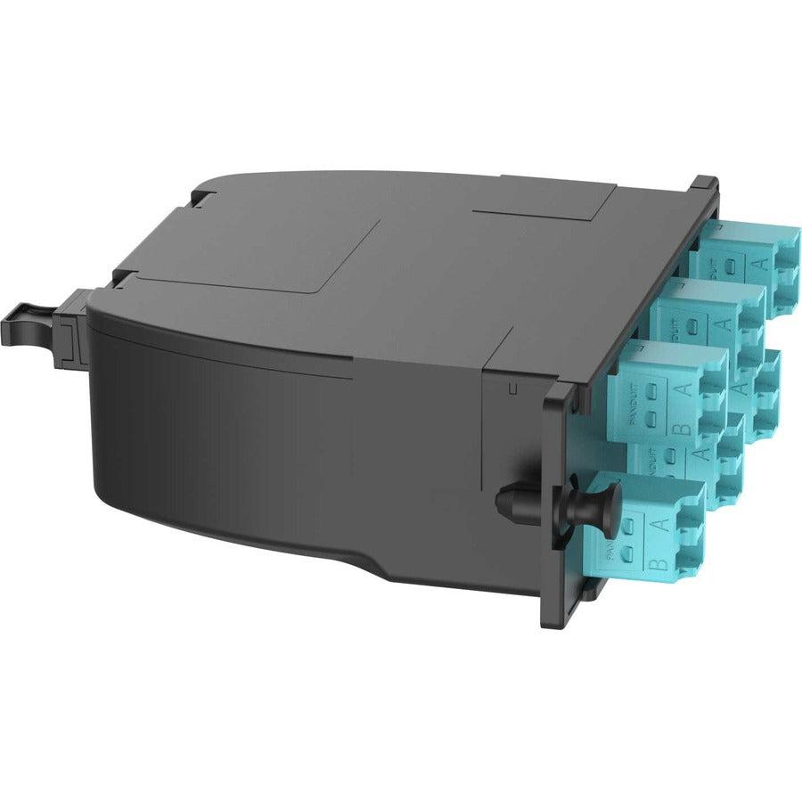 Panduit Fc2Xo-12-10U Fibre Optic Adapter Lc/Mpo 1 Pc(S) Aqua Colour, Black